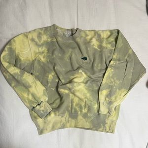 Vintage Style Bleach Dye Sweatshirt